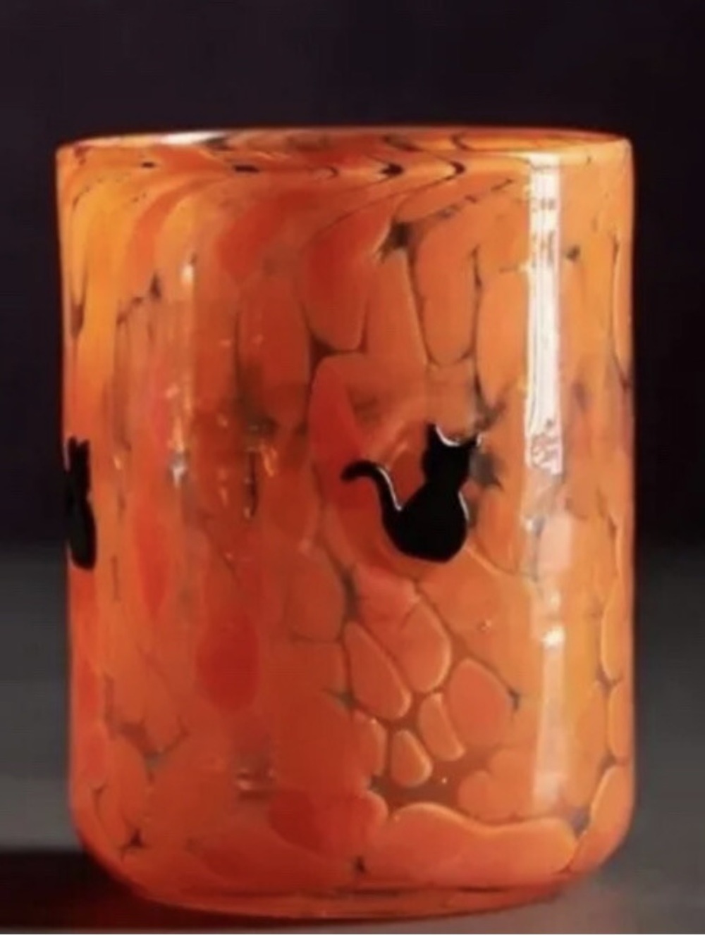 Anthropologie Mystic Icon Juice
Glass in the black cat design